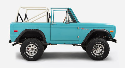 Turquoise Ford Bronco