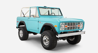 Turquoise Ford Bronco