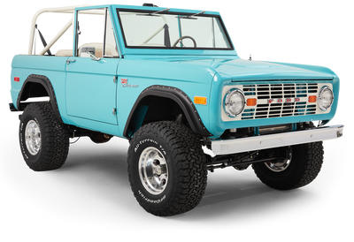 Classic Ford Bronco vehicle cutout