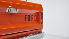 Classic Ford Bronco interior