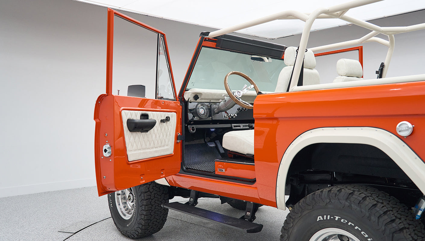 Classic Ford Bronco interior