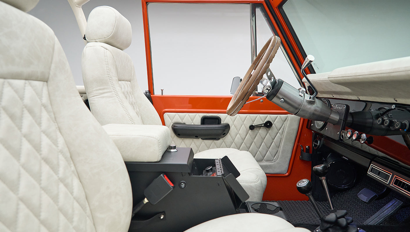 Classic Ford Bronco interior