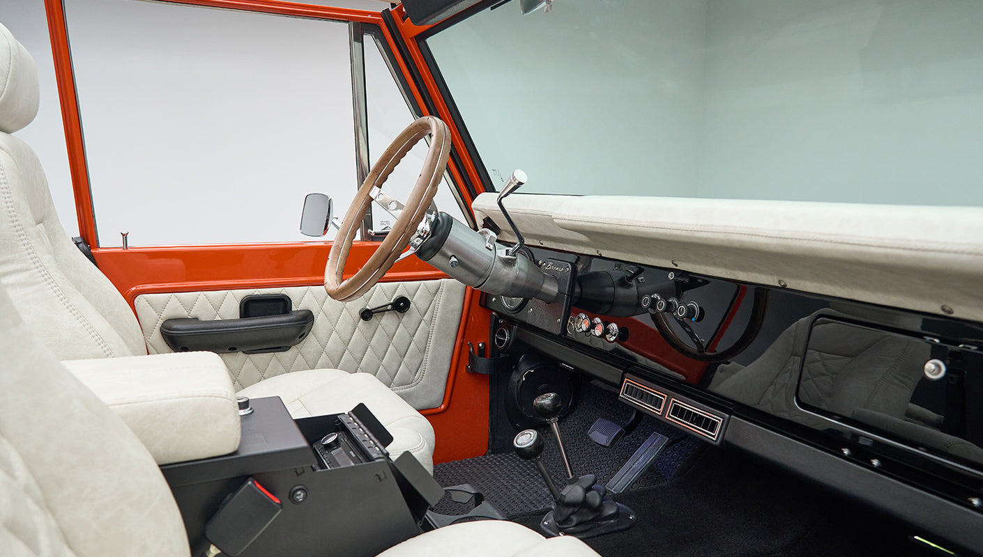 Classic Ford Bronco interior