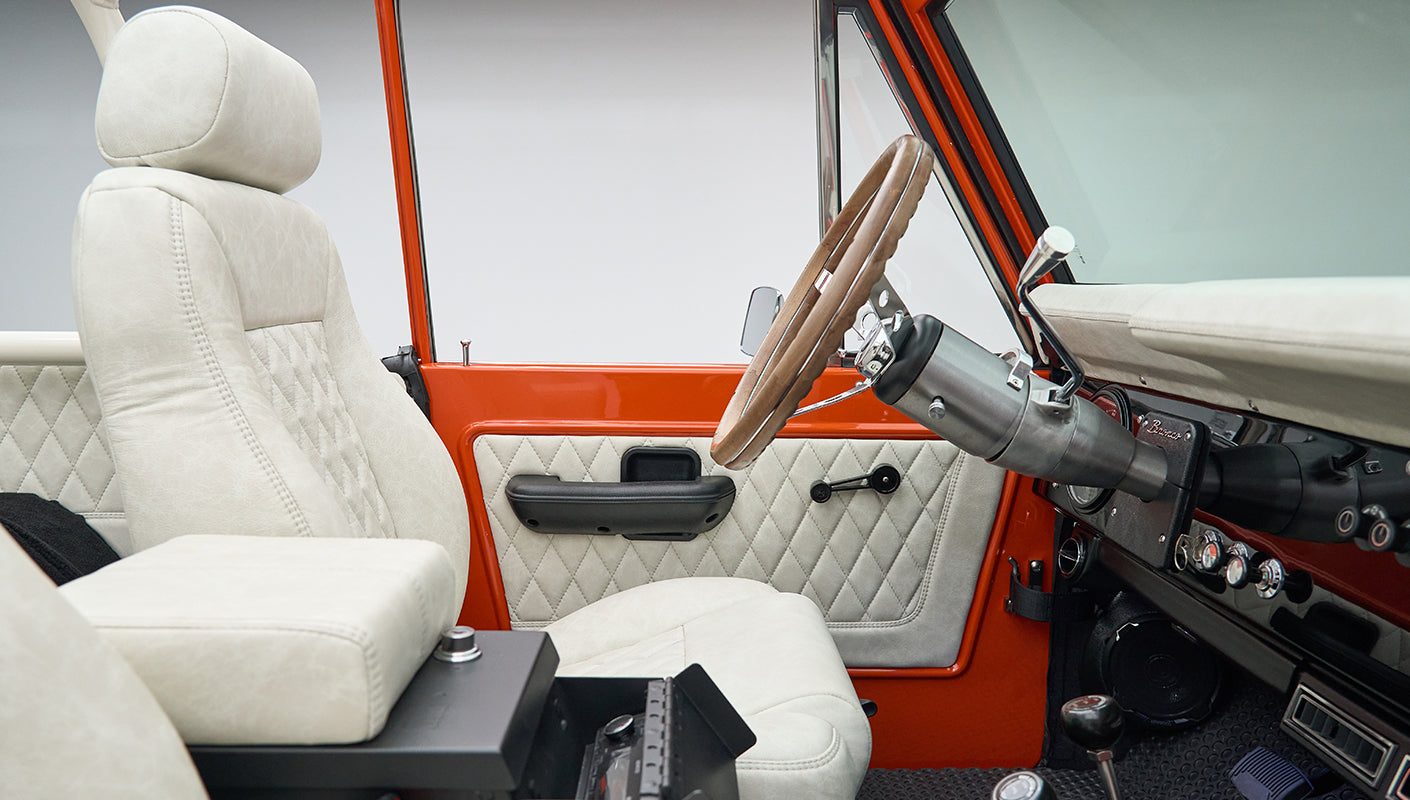 Classic Ford Bronco interior