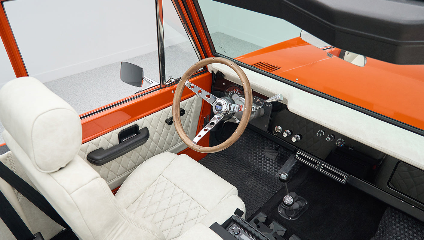 Classic Ford Bronco interior