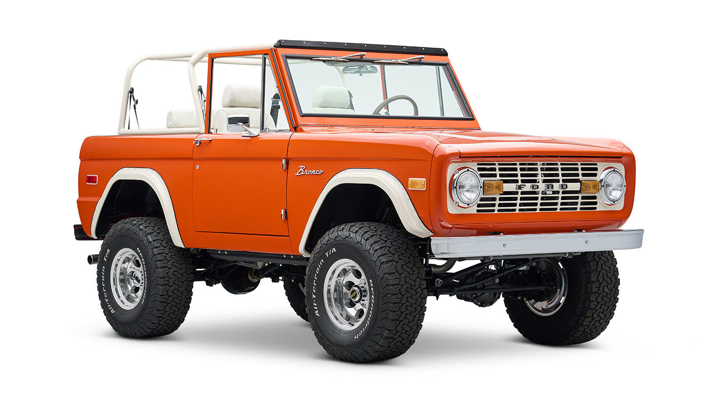 Classic Ford Bronco interior