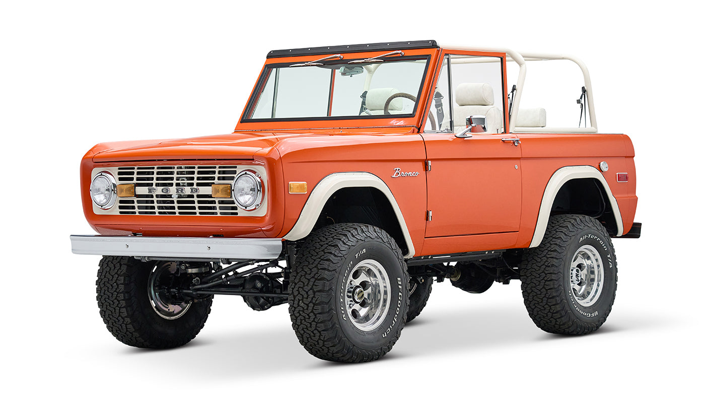 Classic Ford Bronco interior
