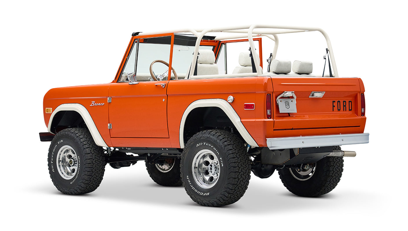 Classic Ford Bronco interior