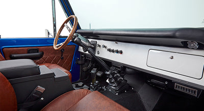 Classic Ford Bronco dashboard