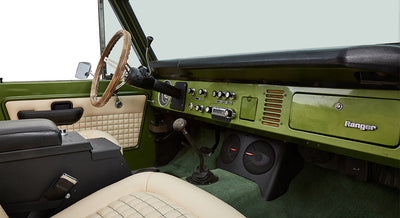 Classic Ford Bronco dashboard