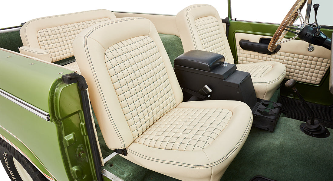 Classic Ford Bronco interior