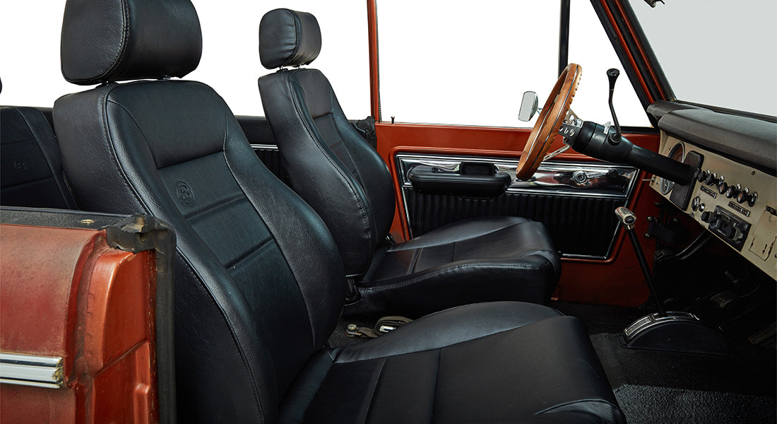 Classic Ford Bronco interior