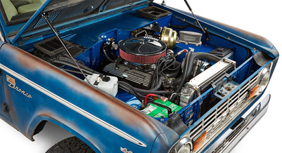 Classic Ford Bronco engine bay