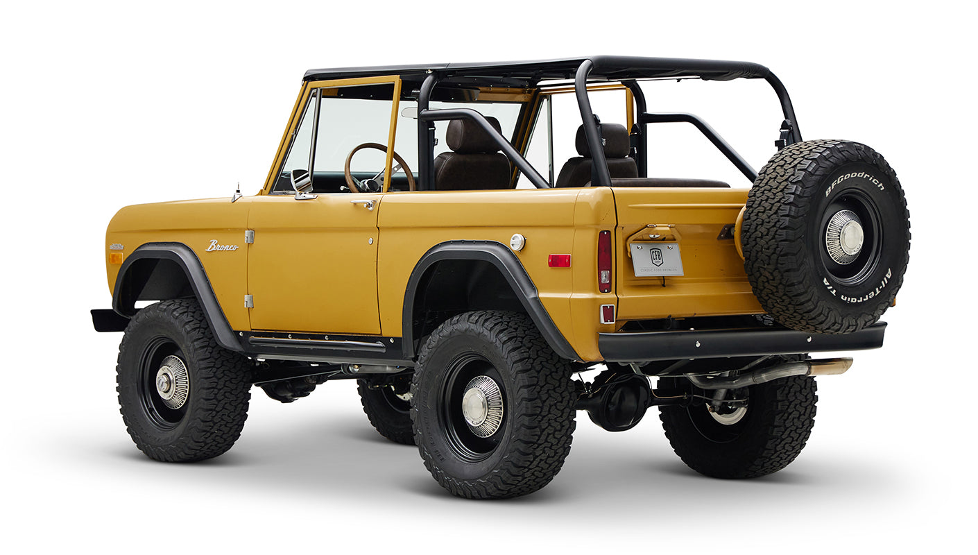 Classic Ford Bronco Patina Yellow Cfb series