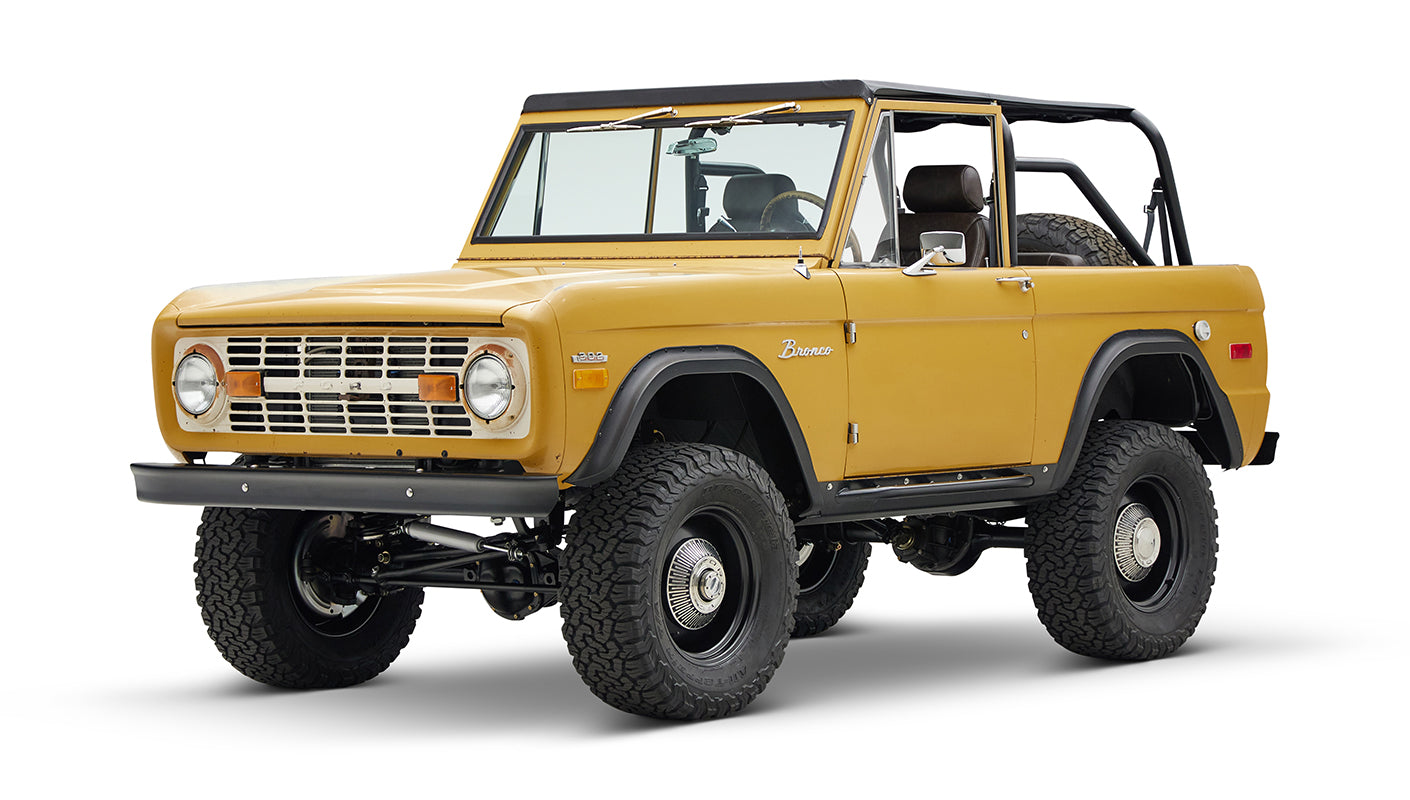 Classic Ford Bronco Patina Yellow Cfb series