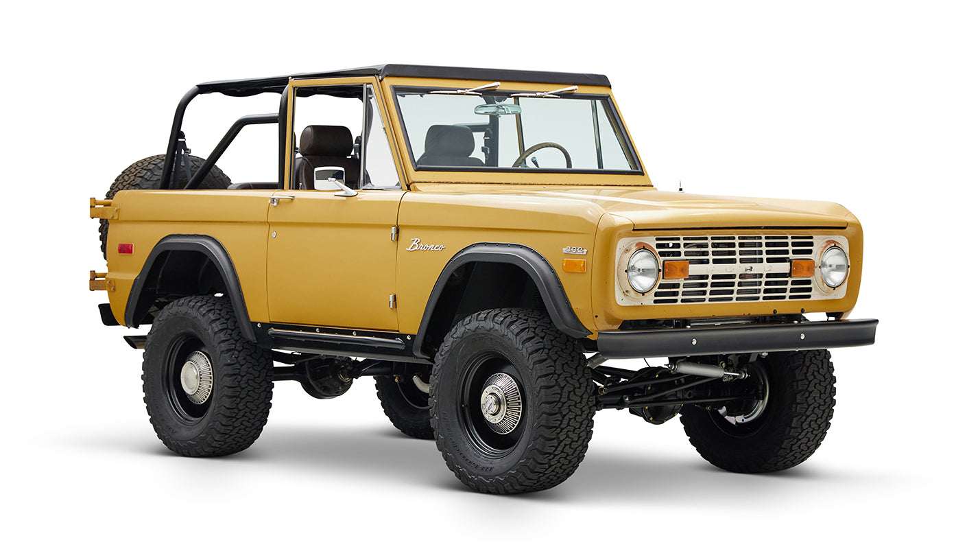 Classic Ford Bronco Patina Yellow Cfb series