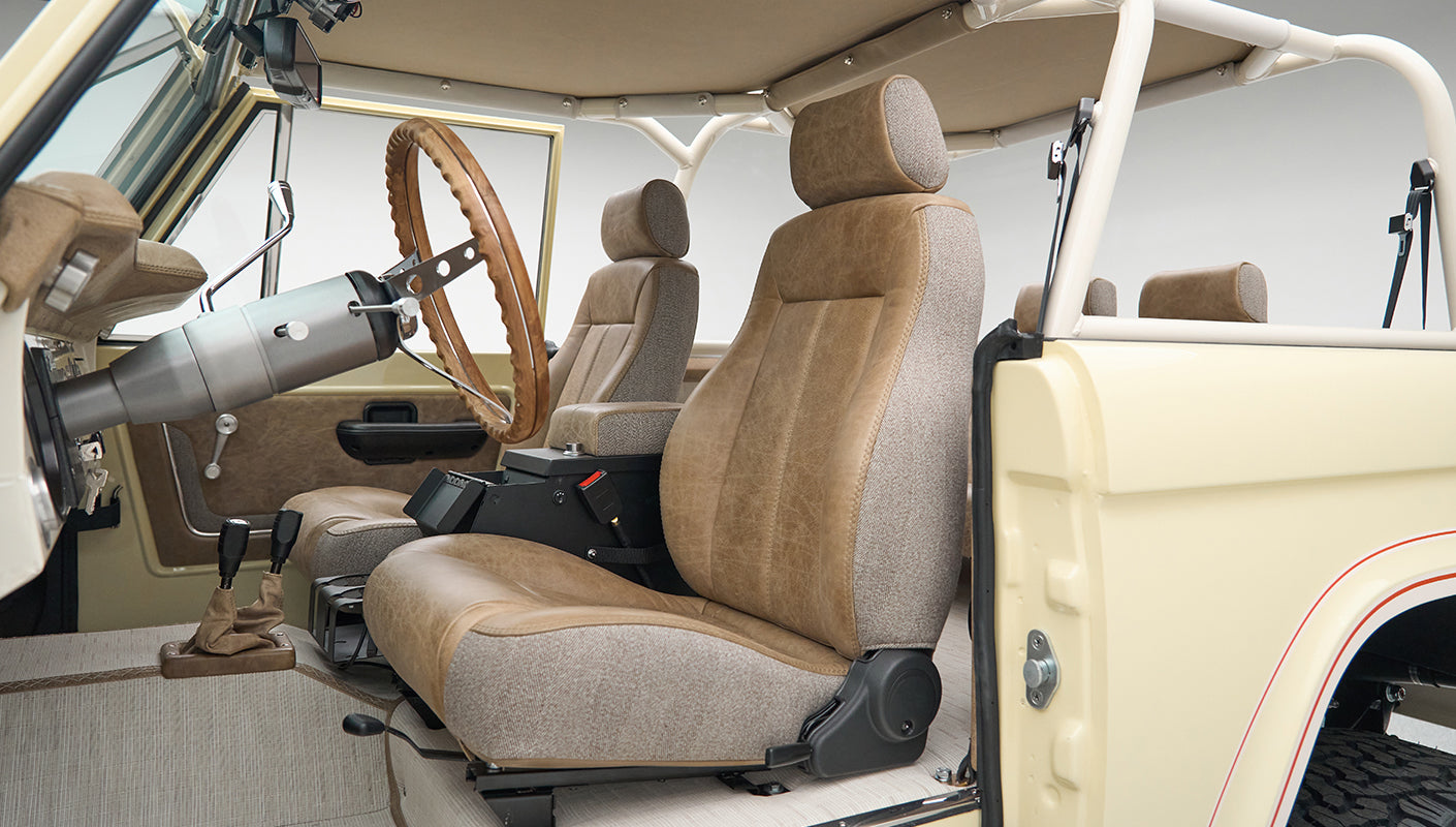 Vintage Bronco custom interior