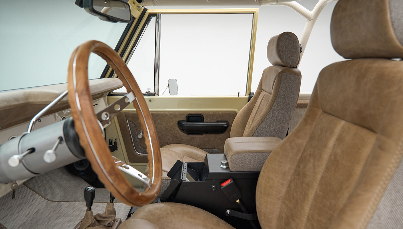Vintage Bronco custom interior