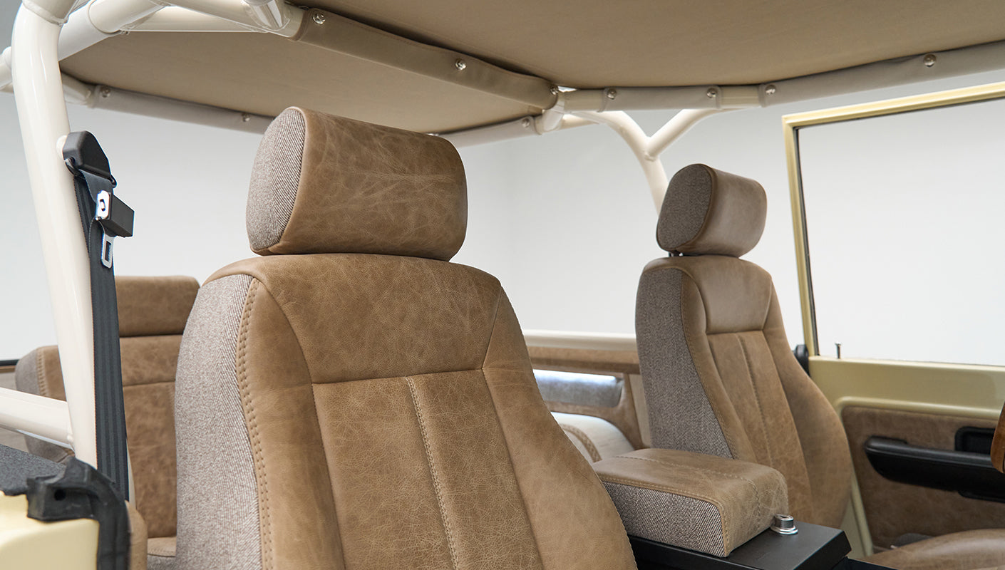 Vintage Bronco custom interior
