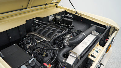 Vintage Bronco gen 3 Coyote engine