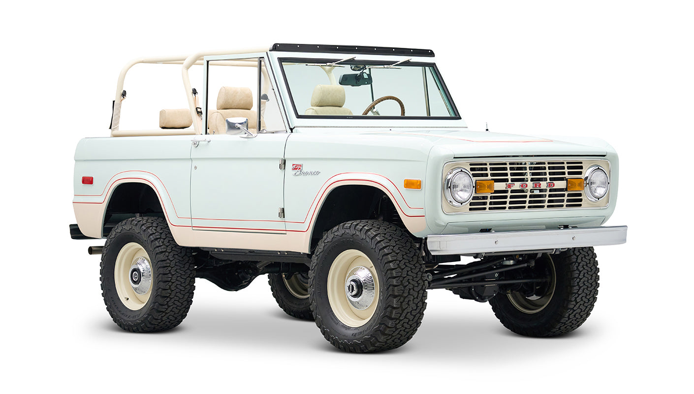 Diamond Blue Ranger Stripe Custom Bronco