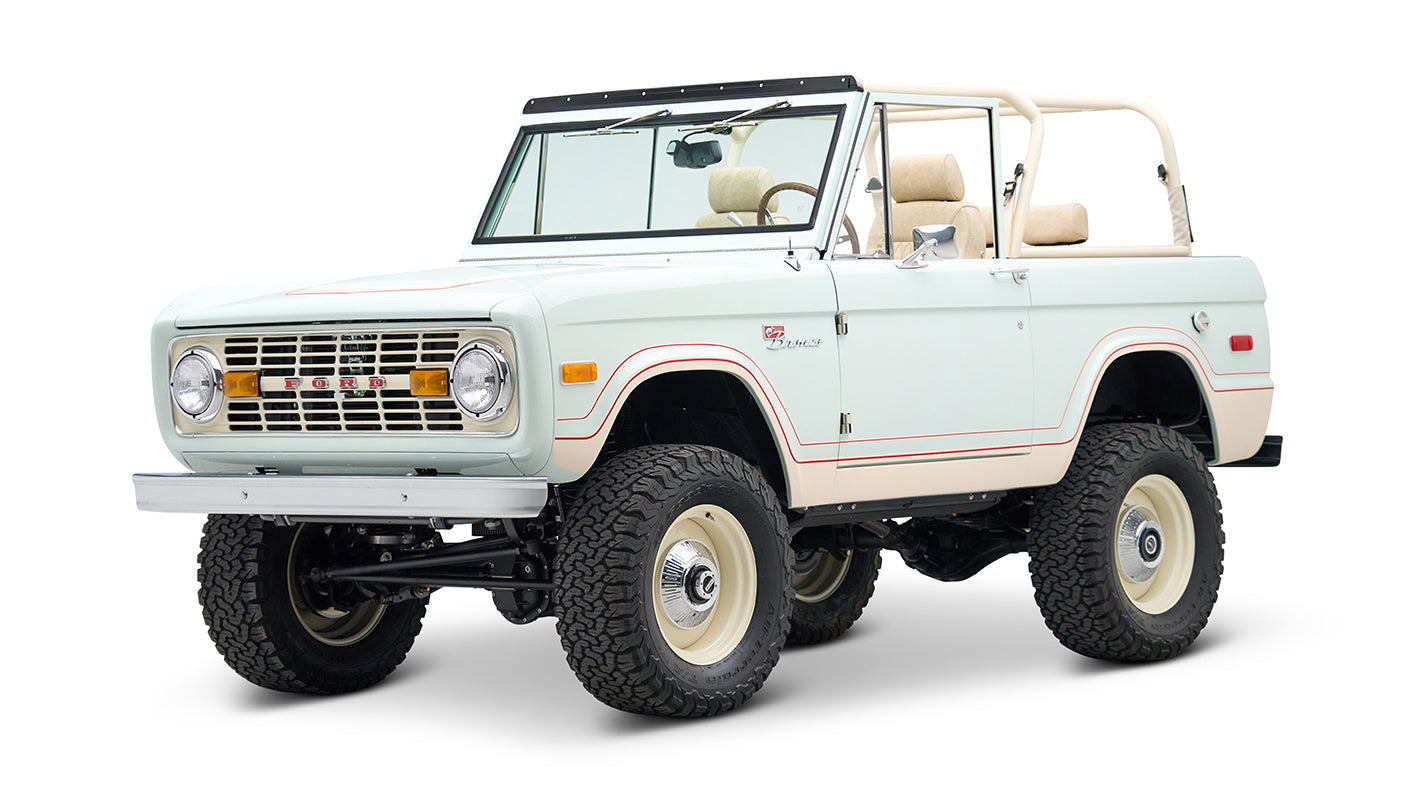 Diamond Blue Ranger Stripe Custom Bronco