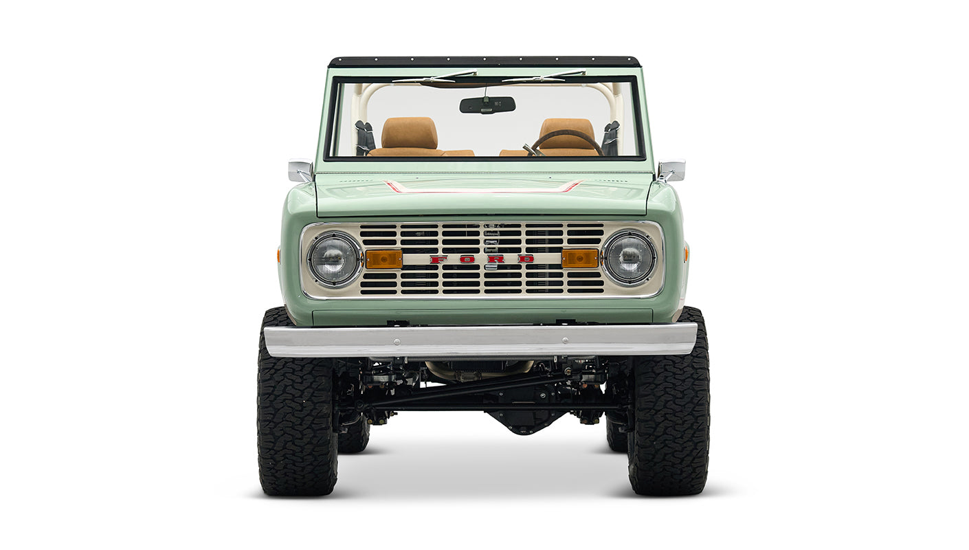 Classic Ford Bronco engine bay