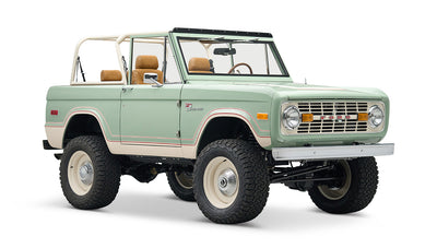 Classic Ford Bronco engine bay