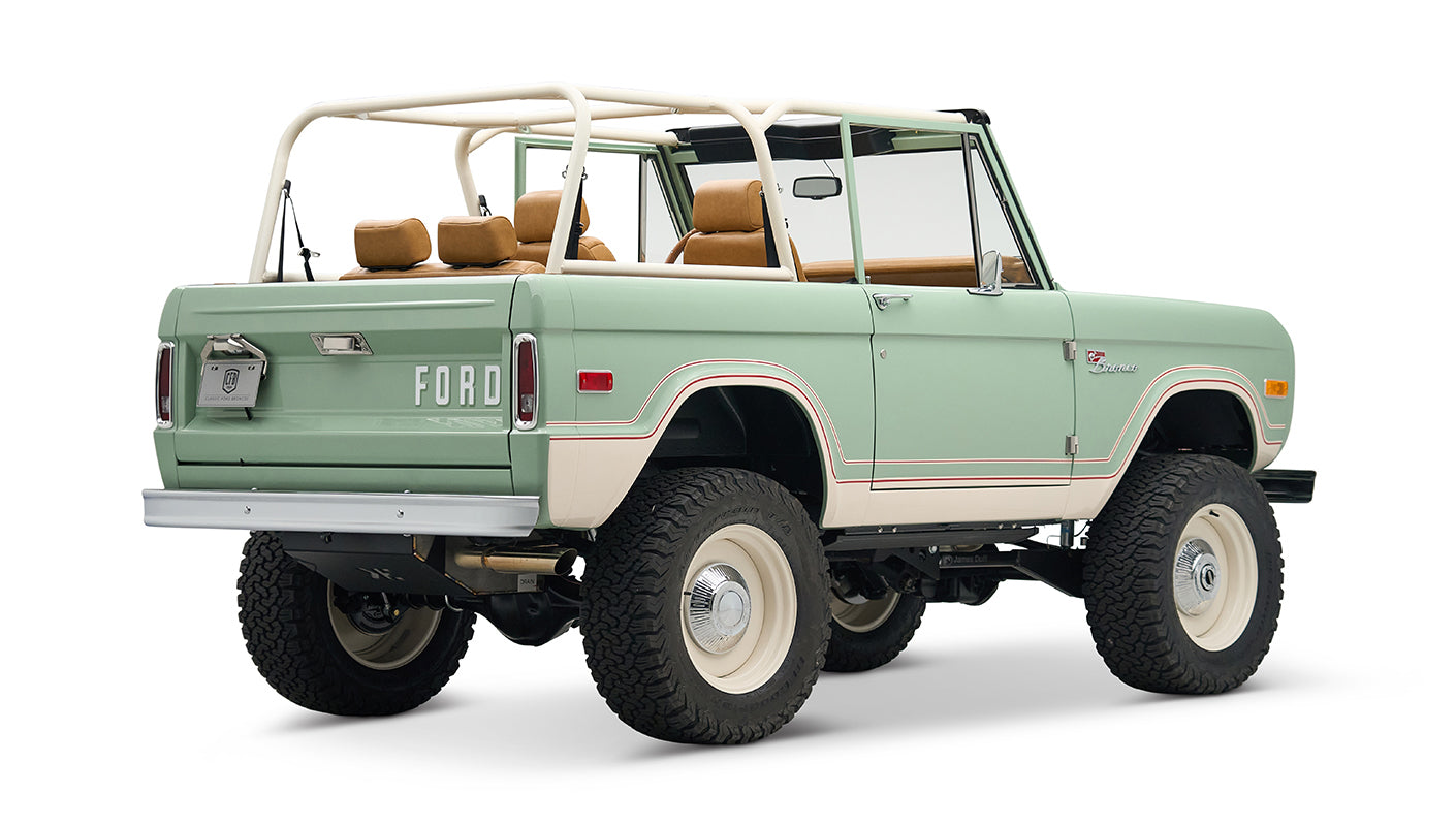 Classic Ford Bronco engine bay