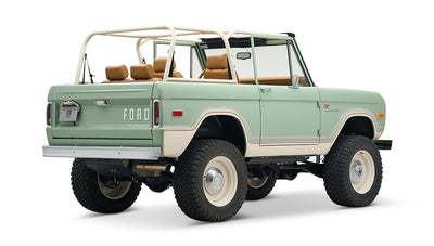 Classic Ford Bronco engine bay