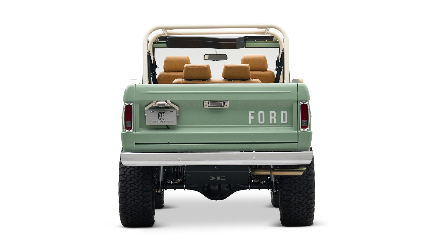 Classic Ford Bronco engine bay