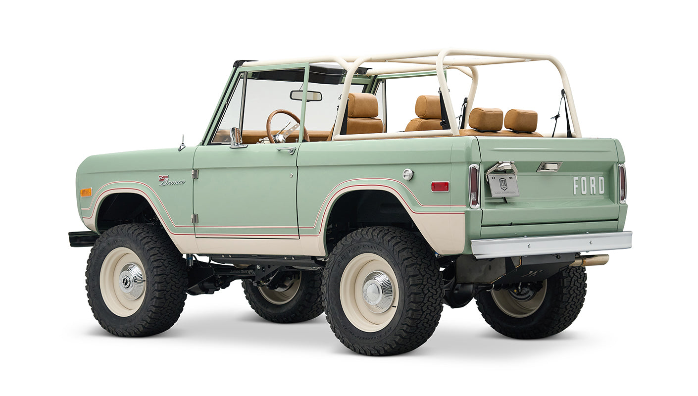 Classic Ford Bronco engine bay