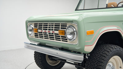 Classic Ford Bronco engine bay