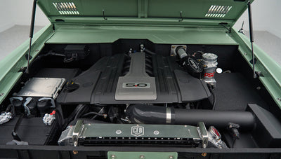 Classic Ford Bronco engine bay