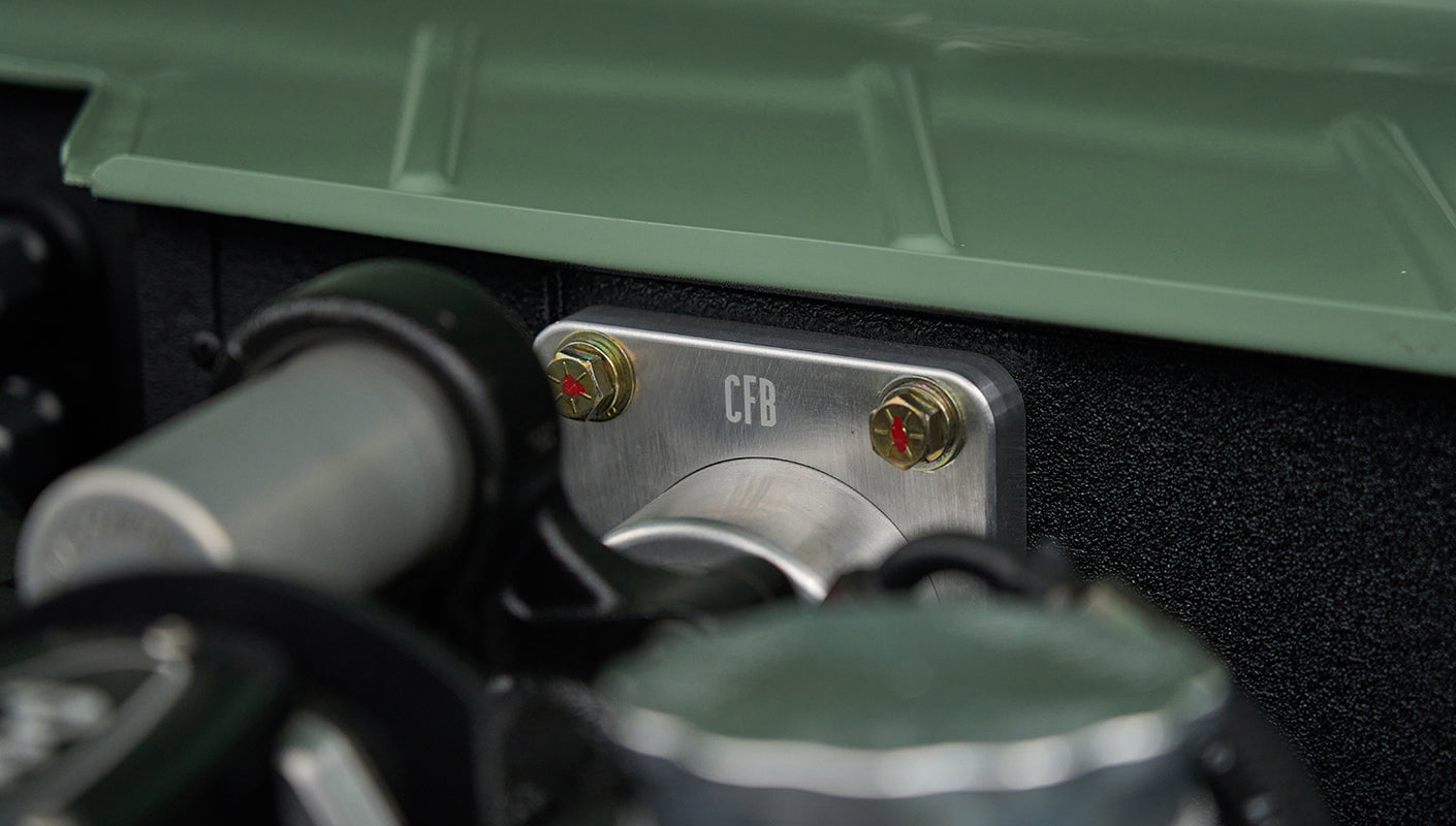 Classic Ford Bronco engine bay