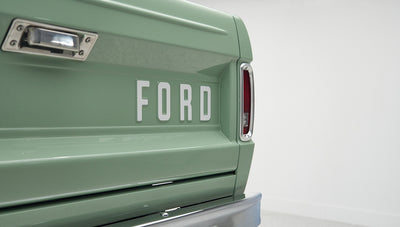 Classic Ford Bronco engine bay