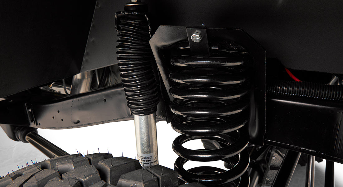 Classic Ford Bronco wheel and tire detail