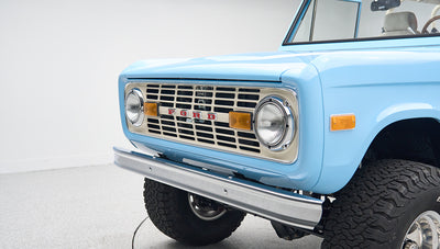 Classic Ford Bronco engine bay
