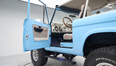 Classic Ford Bronco engine bay