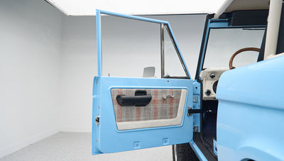 Classic Ford Bronco engine bay