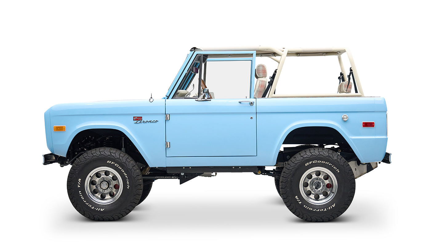 Classic Ford Bronco engine bay