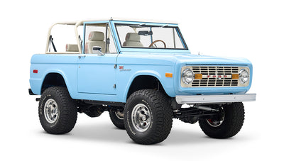 Classic Ford Bronco engine bay