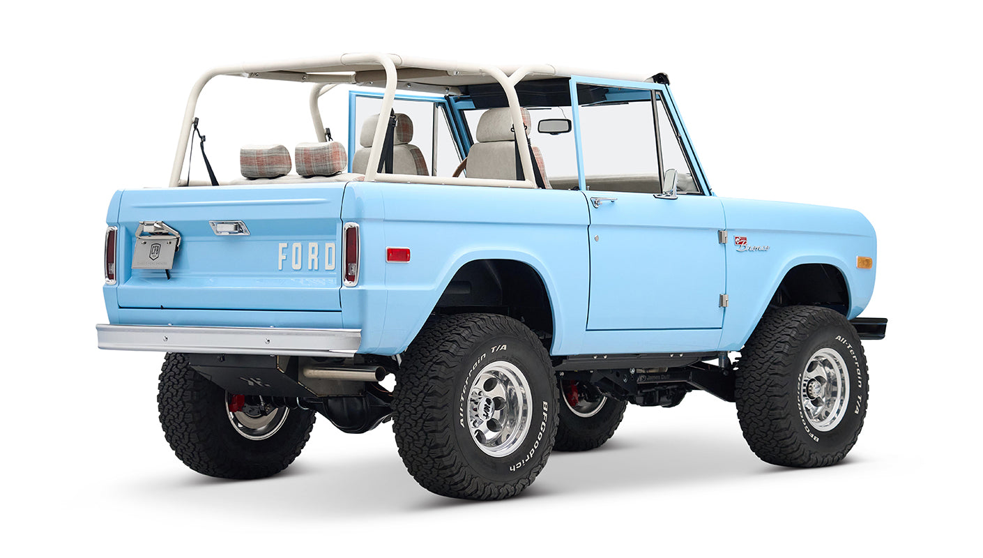 Classic Ford Bronco engine bay