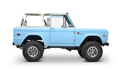 Classic Ford Bronco engine bay