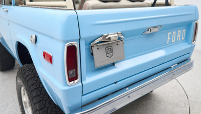 Classic Ford Bronco engine bay