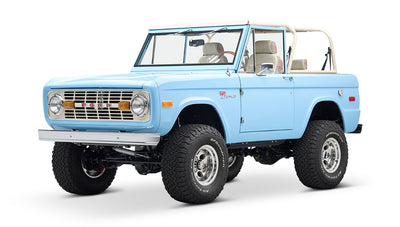 Classic Ford Bronco engine bay