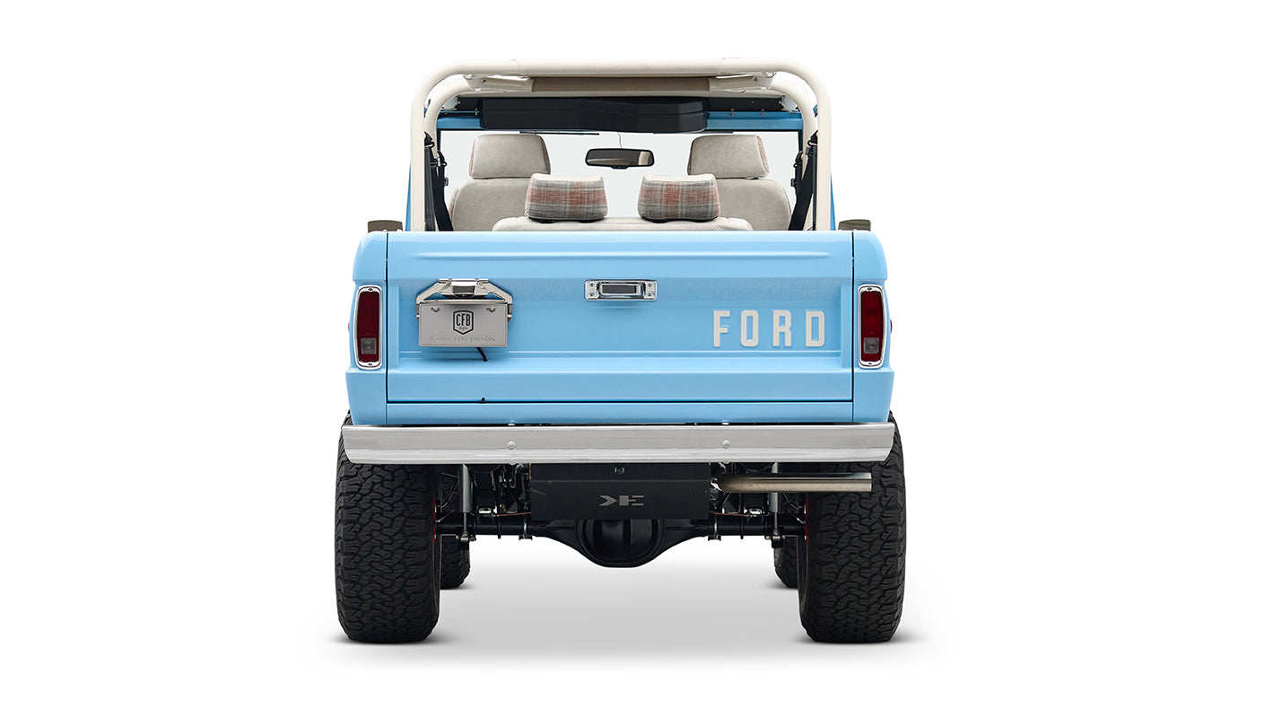 Classic Ford Bronco engine bay