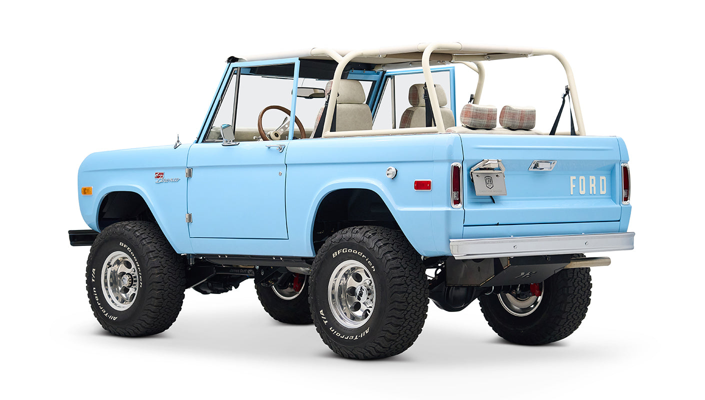 Classic Ford Bronco engine bay