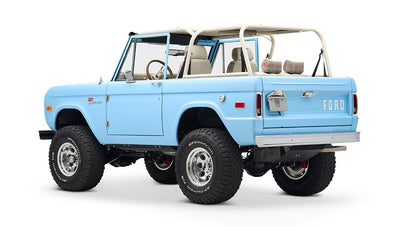 Classic Ford Bronco engine bay