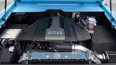 Classic Ford Bronco engine bay